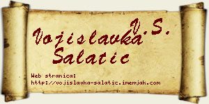 Vojislavka Salatić vizit kartica